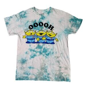 DISNEY DISNEYLAND TOY STORY ALIEN SHIRT TEE TSHIRT TIE DYE M USED MEDIUM